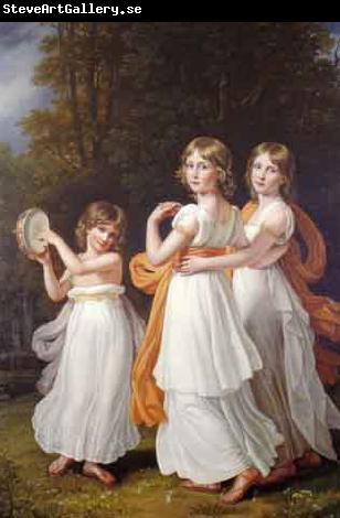 Joseph Karl Stieler Portrait of the youngest daughters of Maximilian I of Bavaria